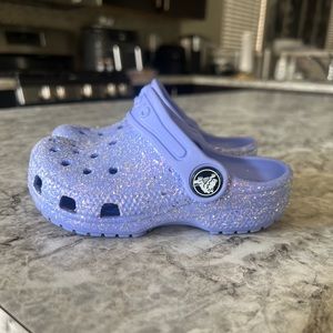 Crocs Classic Glitter Clog - Baby / Toddler - Moon Jelly